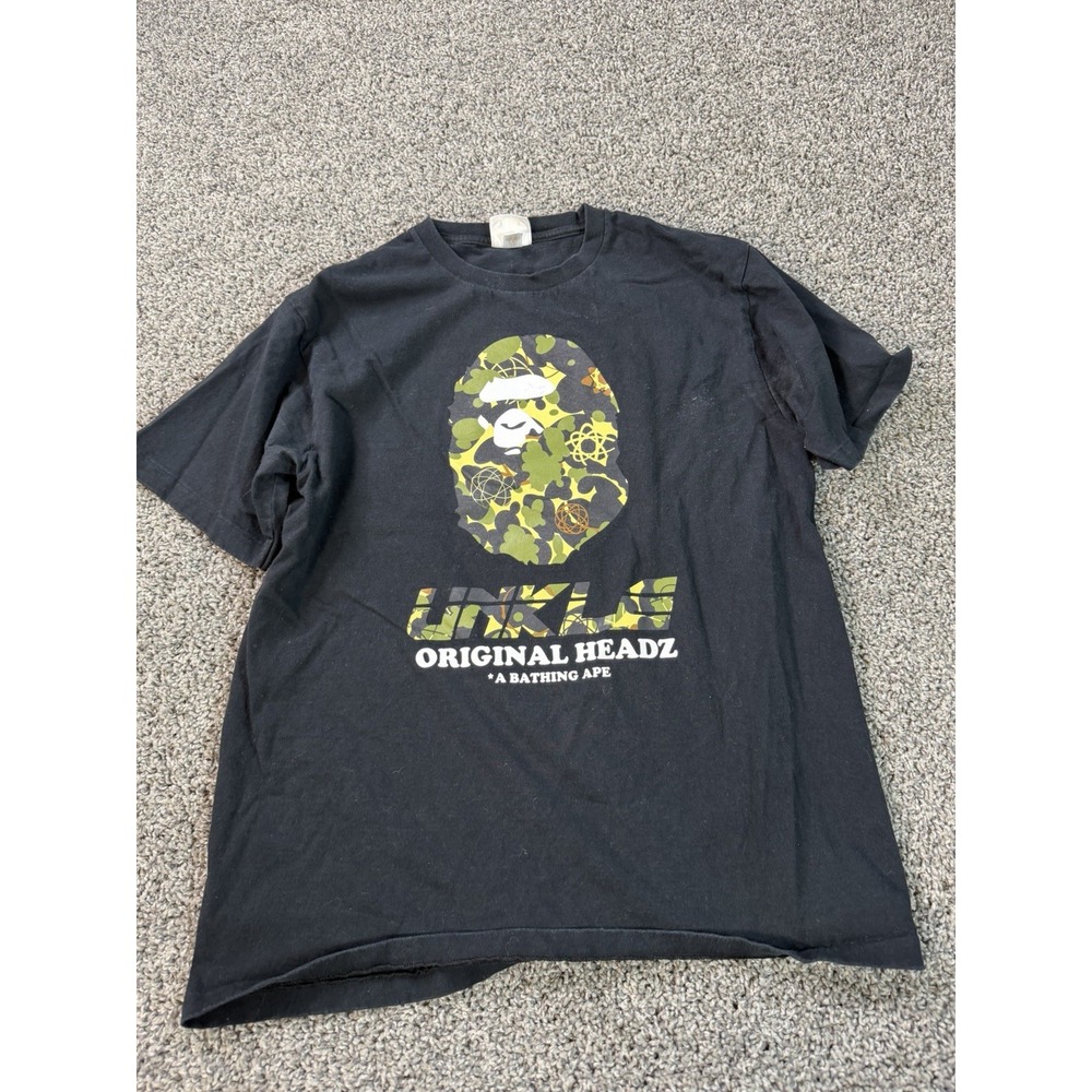 Bape X Uncle T Shirt Men's Size Large Black
